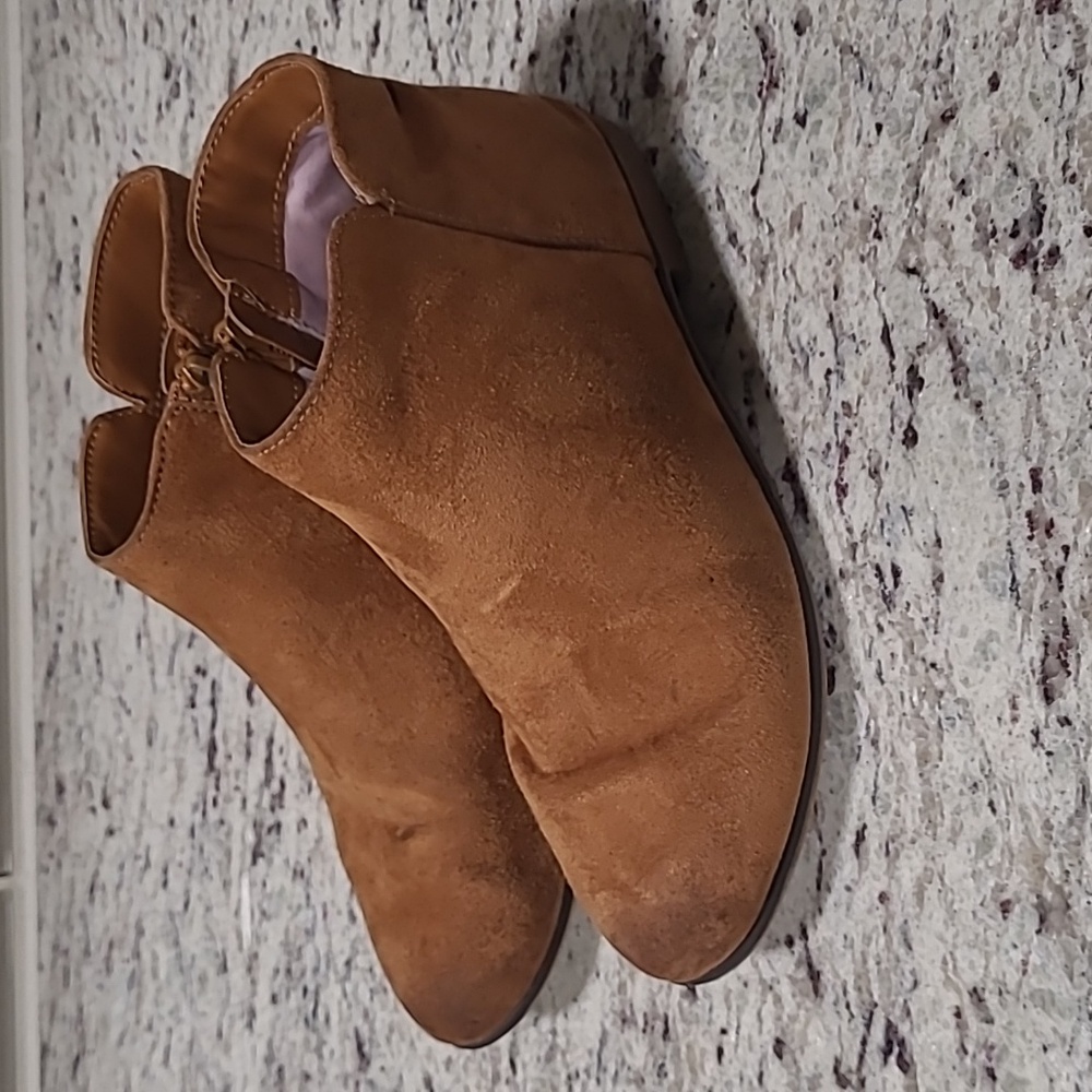 Girls Ankle Booties, Brown, Cat&Jack, Size 5